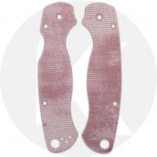 Ripps Garage Tech Tero Tuf Scales for Spyderco Paramilitary 2 Knife - Maroon