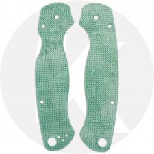 Ripps Garage Tech Tero Tuf Scales for Spyderco Paramilitary 2 Knife - Green