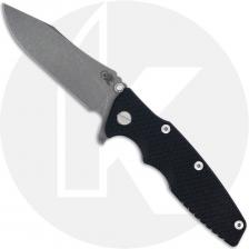 Rick Hinderer Eklipse 3.5 Knife - Slicer - Working Finish - Black G10/Battle Bronze Titanium