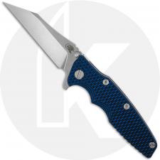 Rick Hinderer Eklipse 3.5 Knife - Wharncliffe - Stonewash - Blue/Black G10