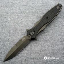 Hinderer Knives Maximus Bayonet Grind Knife - Battle Black DLC - Black Out Hardware - Black G10 Handle