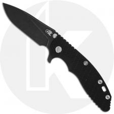 Hinderer Knives XM-18 3.5 Inch Knife - Slicer - Battle Black DLC - 20CV - Tri Way Pivot - Black G-10 / Battle Black DLC Ti