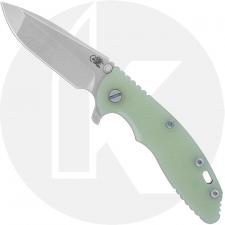 Rick Hinderer XM-18 3.5 Inch Knife - S45VN Spanto - Stonewash Finish - Translucent G10