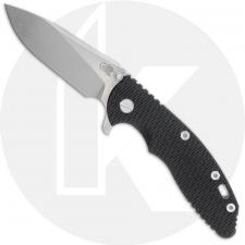 Rick Hinderer Knives SKINNY XM-18 3.5 Inch Knife - Slicer - Stonewash - MagnaCut - Black G10