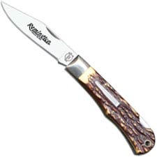 Remington Bullet Knife 1990 - Tracker R1306 - Faux Staglon Handle - USA Made - OLD NEW STOCK - BNIB
