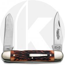 Remington 1993 Bullet Knife - The Bush Pilot - Faux Stag Delrin - USA Made - Discontinued - BNIB