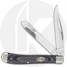 Old Timer 94OTH Trapper Knife - Heritage Series - D2 Blades - Gray Laminate Wood