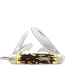 Uncle Henry Scout Knife 23UH Pocket Knife 5 Tools Staglon Handle with Bail