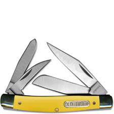 Schrade Old Timer 44OTY Workmate Pocket Knife Smooth Yellow Synthetic