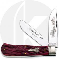 Schrade Walden Fire & Ice Tempered SUSA1 Knife - Red Pick Bone - Discontinued - Serial Number - BNIB