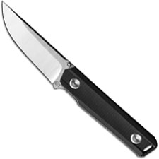 Stedemon ZKC BP02BLC EDC Knife Satin Blade Black Handle Liner Lock Folder
