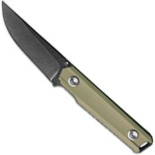 Stedemon ZKC BP02BRWS EDC Knife Smoky Wash Blade Brown Handle Liner Lock Folder