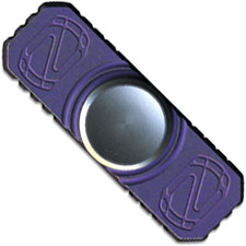 Stedemon Z01 Hand Spinner Fidget Toy Stress Reliever Z01PPL Purple Anodized Titanium