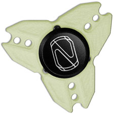 Stedemon Z04GJD Fidget Spinner Stress Reliever Jade G10 Tri Lobe