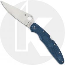 Spyderco Police 4 Lightweight C07PCBL4 Knife - CPM SPY27 - Cobalt Blue FRN Handle
