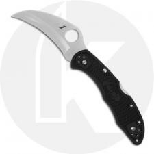Spyderco C106PBK2 Tasman Salt 2 Rust Proof Hawkbill Blade Black FRN Lockback Folding Knife