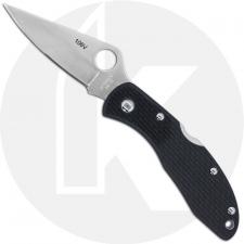 Spyderco Delica Knife - C11CFP - Discontinued Item - Serial Number - BNIB - Limited Run - Plain Edge - Carbon Fiber