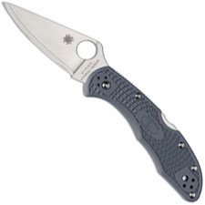 Spyderco Delica Knife C11FPBLE 2018 Sprint Run V-Toku2 SUS310 Blue Gray FRN