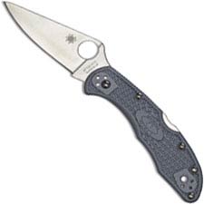 Spyderco Delica 4 C11FPGYE - Super Blue Sprint Run - Discontinued Item - Serial Numbered - BNIB