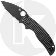 Spyderco Sage 5 C123GPBKMCBK Knife - DLC CPM MagnaCut Leaf - Black G10