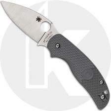 Spyderco Sage 5 Lightweight C123PGY Knife - Maxamet - Gray FRN