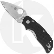 Spyderco Cat C129CFP - S30V Leaf Blade - Black Carbon Fiber - Discontinued Item - Serial Numbered - BNIB