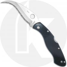 Spyderco Civilian C12CFS - Serrated ATS-55 - Carbon Fiber - Discontinued Item - Serial Numbered - BNIB - 2001