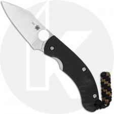 Spyderco Perrin PPT C135GP - S30V Modified Wharncliffe - Milled Black G10 - Discontinued Item - Serial Numbered - BNIB