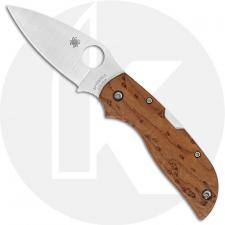 Spyderco Chaparral Knife - C152WDP - CTS XHP Leaf Blade - Birdseye Maple - Back Lock