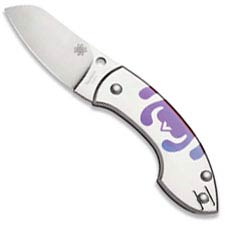 Spyderco Pingo C163TIP - 2015 Sprint Run - Elmax - Embellished Titanium - Serial Numbered - BNIB