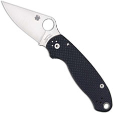 Spyderco C223CF90VP Para 3 S90V Sprint Run Black Carbon Fiber Compression Lock Folder USA Made - Discontinued Item  Serial # -