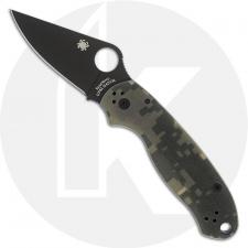 Spyderco C223GPCMOBK Para 3 - Black CPM S45VN - Camo G10 - Compression Lock - USA Made