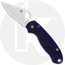 Spyderco C223GPDBL Para 3 S110V Compression Lock Satin Blade Blue G10 Folder USA Made