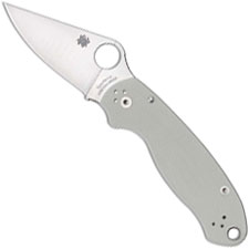 Spyderco C223GPGYCW Para 3 Cru-Wear Sprint Run Gray G10 Compression Lock Folder USA Made - Discontinued Item  Serial # - BNIB