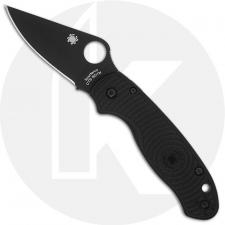 Spyderco Para 3 Lightweight Knife C223PBBK - Black Blade - Black FRN Handle - Compression Lock - USA Made