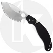 Spyderco Parata Knife C231GP Paul Alexander Folder VG10 Blade Black G10 Handle with Stop Lock