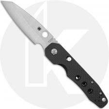 Spyderco Smock C240CFP Knife Kevin Smock EDC Clip Point with Flipper Tang Carbon Fiber G10 Compression Lock Folder