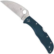 Spyderco Endela Lightweight Wharncliffe K390 - C243FPWK390 - K390 Wharncliffe - Blue FRN - Lock Back