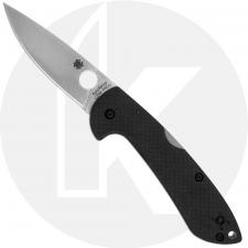 Spyderco Siren C247CFP - Sprint Run - S90V Drop Point - Black Carbon Fiber - USA Made