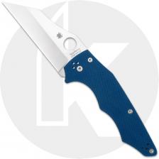 Spyderco YoJumbo C253GPCBL Knife - Michael Janich - CPM SPY27 Wharncliffe - Cobalt Blue G10 - USA Made