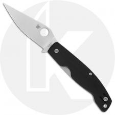 Spyderco Pattadese Knife - C257GP - M390 Drop Point - Black G10 - Liner Lock - Ethnic Series