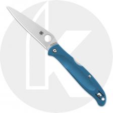 Spyderco Charisma Lightweight C259PBL Knife - Satin CTS BD1N Blade - Blue FRN - USA Made