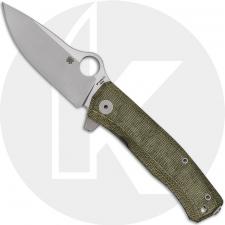 Spyderco SpyMyto C265MTIP Knife - Bohler M398 - Green Micarta/Titanium - Flash Batch