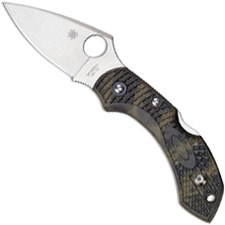 Spyderco C28ZFPGR2 Dragonfly 2 Knife Zome Green FRN EDC Lockback Folder