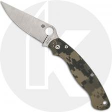 Spyderco Military 2 C36GPCMO2 Knife - Satin CPMS30V - Camo G10 - USA Made