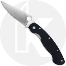 Spyderco Military C36GS - Serrated ATS-34 - Black G10 - Discontinued Item - BNIB - 1997