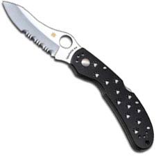 Spyderco Ocelot Knife - C74GPS Part Serrated - Discontinued Item - Serial # - BNIB