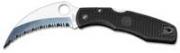 Spyderco SpyderHawk Knife - C77SBK Serrated - RARE Black FRN with Endura Mark - Discontinued Item - Serial # - BNIB - Circa 2003