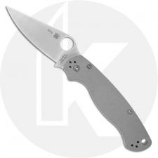 Spyderco Para Military 2 C81GGY20CP2 - 2011 Sprint Run - CTS 20CP - Gray G10 - Serial Numbered - BNIB