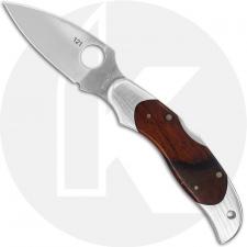 Spyderco Kopa C92CBP - VG-10 Leaf Blade - Cocobolo Inlay Handle - Discontinued Item - Serial Numbered - BNIB